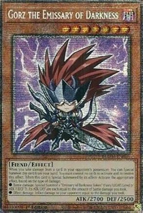 Image of Gorz the Emissary of Darkness (Starlight Rare) (BLMM-EN005) - Battles of Legend: Monster Mayhem 1st Edition