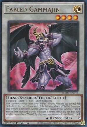 Image of Fabled Gammajin (BLMM-EN013) - Battles of Legend: Monster Mayhem 1st Edition