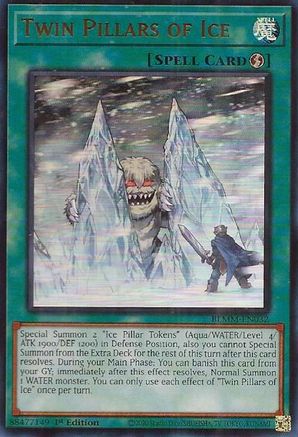 Image of Twin Pillars of Ice (BLMM-EN032) - Battles of Legend: Monster Mayhem 1st Edition