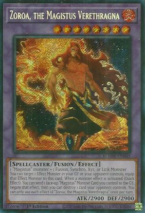 Image of Zoroa, the Magistus Verethragna (BLMM-EN045) - Battles of Legend: Monster Mayhem 1st Edition