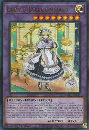 Image of Lady's Dragonmaid (BLMM-EN049) - Battles of Legend: Monster Mayhem 1st Edition