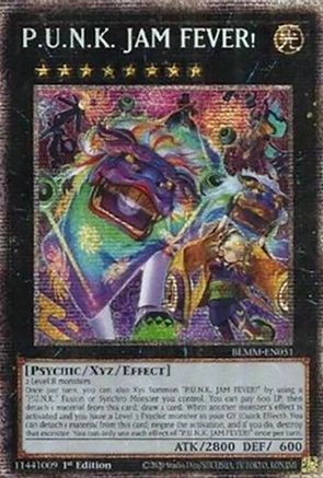 Image of P.U.N.K. JAM FEVER! (Starlight Rare) (BLMM-EN051) - Battles of Legend: Monster Mayhem 1st Edition