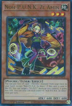 Image of Noh-P.U.N.K. Ze Amin (BLMM-EN073) - Battles of Legend: Monster Mayhem 1st Edition