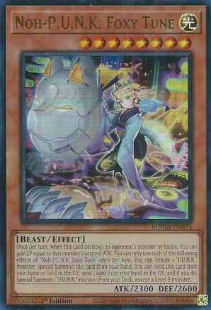 Image of Noh-P.U.N.K. Foxy Tune (BLMM-EN074) - Battles of Legend: Monster Mayhem 1st Edition