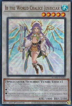Image of Ib the World Chalice Justiciar (BLMM-EN089) - Battles of Legend: Monster Mayhem 1st Edition