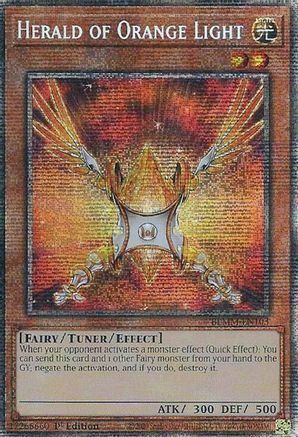Image of Herald of Orange Light (Starlight Rare) (BLMM-EN103) - Battles of Legend: Monster Mayhem 1st Edition