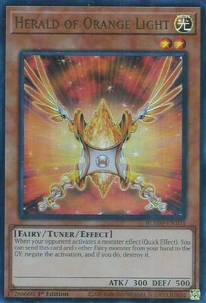 Image of Herald of Orange Light (BLMM-EN103) - Battles of Legend: Monster Mayhem 1st Edition