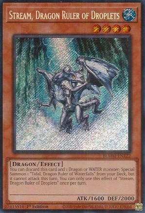 Image of Stream, Dragon Ruler of Droplets (BLMM-EN122) - Battles of Legend: Monster Mayhem 1st Edition