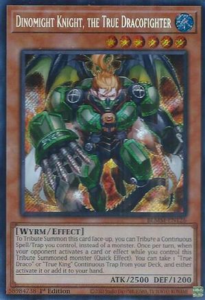 Image of Dinomight Knight, the True Dracofighter (BLMM-EN126) - Battles of Legend: Monster Mayhem 1st Edition
