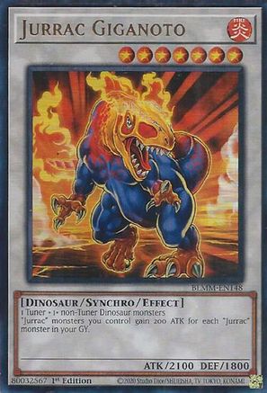 Image of Jurrac Giganoto (BLMM-EN148) - Battles of Legend: Monster Mayhem 1st Edition