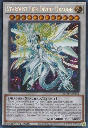 Image of Stardust Sifr Divine Dragon (BLMM-EN151) - Battles of Legend: Monster Mayhem 1st Edition