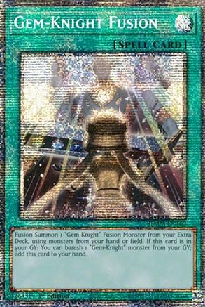 Image of Gem-Knight Fusion (Starlight Rare) (BLMM-EN160) - Battles of Legend: Monster Mayhem 1st Edition