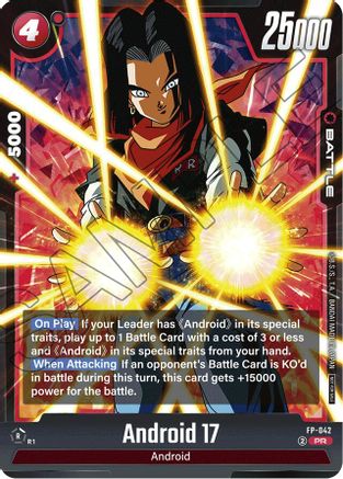 Image of Android 17 - FB-042 (FB-042) - Fusion World Promotion Cards and Packs Holofoil
