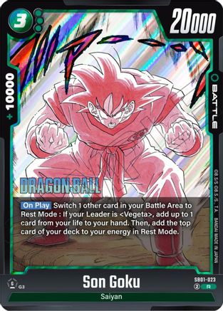 Image of Son Goku (SB01-023) - Manga Booster 01 Holofoil