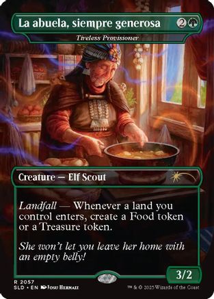 Image of La abuela, siempre generosa - Tireless Provisioner (SLD-2057) - Secret Lair Drop Series