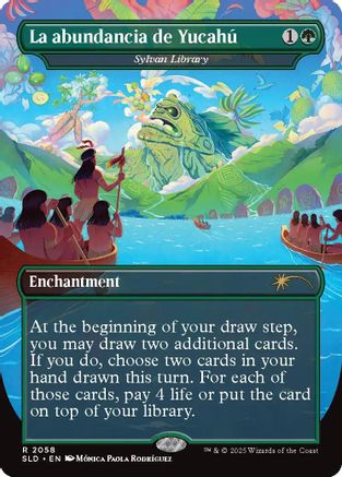 Image of La abundancia de Yucahú - Sylvan Library (SLD-2058) - Secret Lair Drop Series