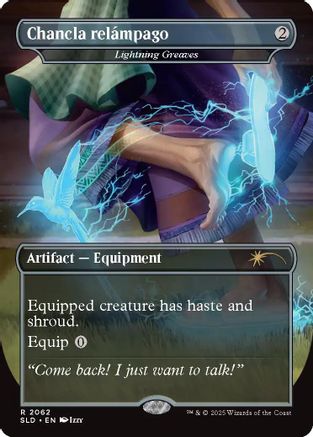 Image of Chancla relámpago - Lightning Greaves (SLD-2062) - Secret Lair Drop Series