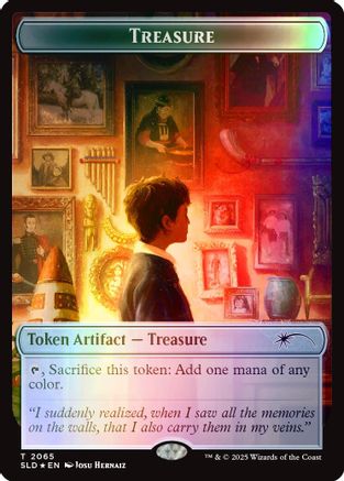 Image of Treasure Token (2065) (Rainbow Foil) (SLD-2065) - Secret Lair Drop Series Foil