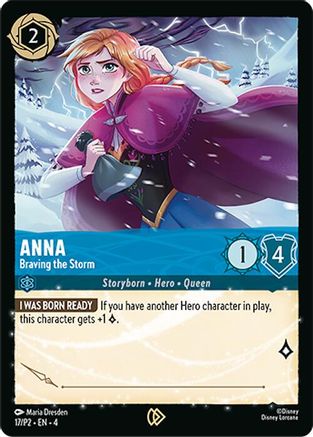 Image of Anna - Braving the Storm (17/P2) - Disney Lorcana Promo Cards