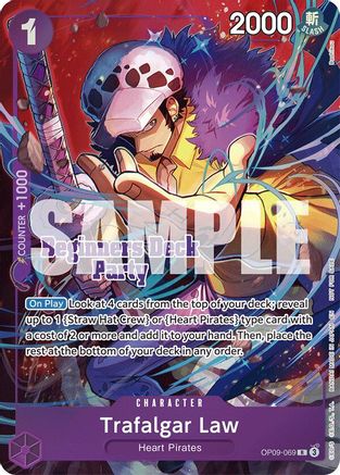 Image of Trafalgar Law (Beginners Deck Party [ST-23] - [ST-28] Winner Pack) (OP09-069) - One Piece Promotion Cards Foil
