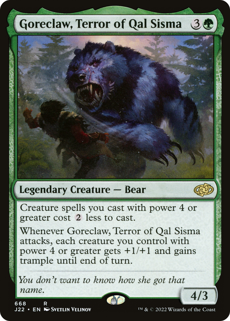 Image of Goreclaw, Terror of Qal Sisma (J22-668) - Jumpstart 2022