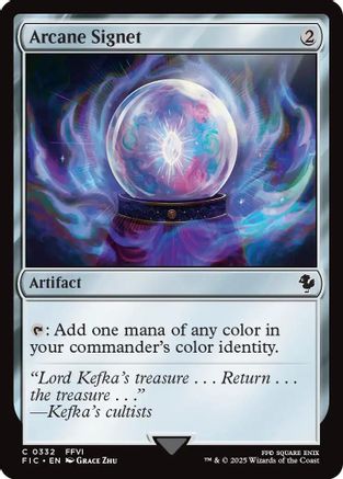 Image of Arcane Signet (0332) (Surge Foil) (FIC-332) - Commander: FINAL FANTASY Foil