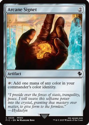 Image of Arcane Signet (0335) (Surge Foil) (FIC-335) - Commander: FINAL FANTASY Foil