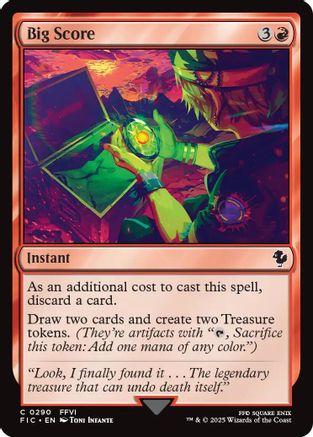 Image of Big Score (Surge Foil) (FIC-290) - Commander: FINAL FANTASY Foil
