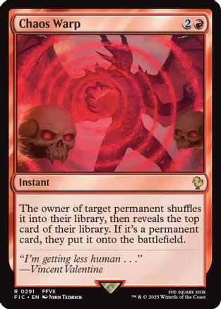 Image of Chaos Warp (Surge Foil) (FIC-291) - Commander: FINAL FANTASY Foil