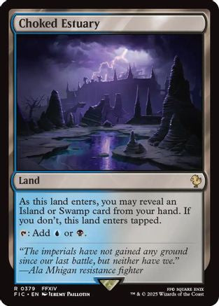 Image of Choked Estuary (Surge Foil) (FIC-379) - Commander: FINAL FANTASY Foil