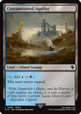 Image of Contaminated Aquifer (Surge Foil) (FIC-383) - Commander: FINAL FANTASY Foil