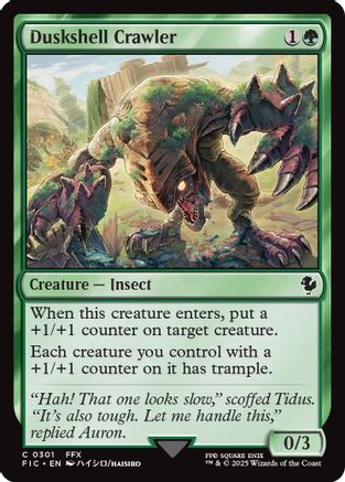 Image of Duskshell Crawler (Surge Foil) (FIC-301) - Commander: FINAL FANTASY Foil