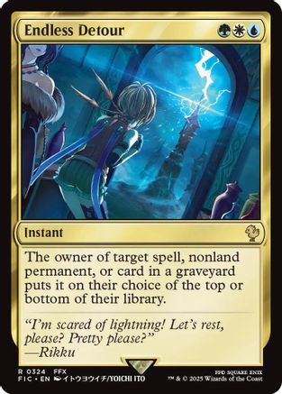 Image of Endless Detour (Surge Foil) (FIC-324) - Commander: FINAL FANTASY Foil
