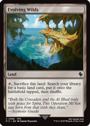 Image of Evolving Wilds (Surge Foil) (FIC-389) - Commander: FINAL FANTASY Foil