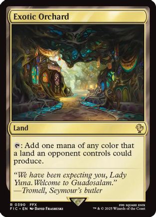 Image of Exotic Orchard (Surge Foil) (FIC-390) - Commander: FINAL FANTASY Foil