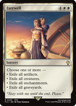 Image of Farewell (Surge Foil) (FIC-242) - Commander: FINAL FANTASY Foil
