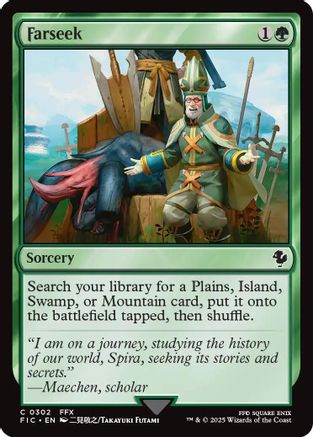Image of Farseek (Surge Foil) (FIC-302) - Commander: FINAL FANTASY Foil