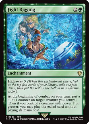 Image of Fight Rigging (Surge Foil) (FIC-303) - Commander: FINAL FANTASY Foil