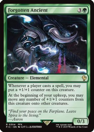 Image of Forgotten Ancient (Surge Foil) (FIC-304) - Commander: FINAL FANTASY Foil