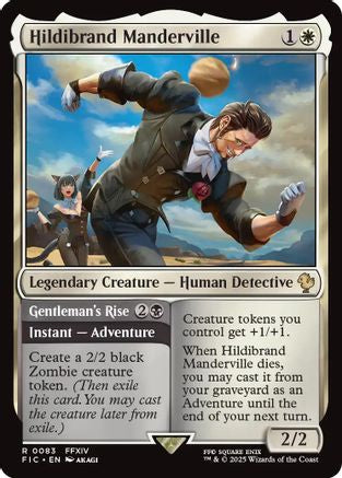 Image of Hildibrand Manderville (Surge Foil) (FIC-083) - Commander: FINAL FANTASY Foil