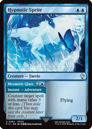 Image of Hypnotic Sprite (Surge Foil) (FIC-264) - Commander: FINAL FANTASY Foil