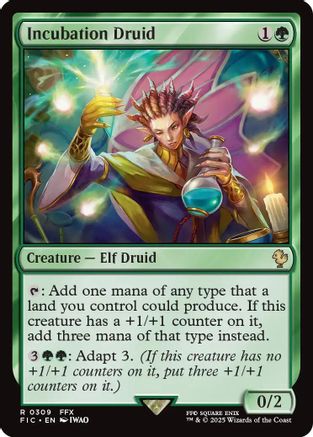 Image of Incubation Druid (Surge Foil) (FIC-309) - Commander: FINAL FANTASY Foil