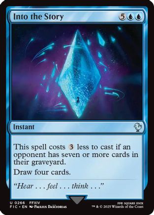 Image of Into the Story (Surge Foil) (FIC-266) - Commander: FINAL FANTASY Foil