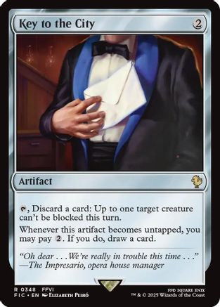 Image of Key to the City (Surge Foil) (FIC-348) - Commander: FINAL FANTASY Foil