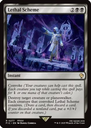 Image of Lethal Scheme (Surge Foil) (FIC-277) - Commander: FINAL FANTASY Foil