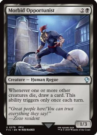 Image of Morbid Opportunist (Surge Foil) (FIC-278) - Commander: FINAL FANTASY Foil