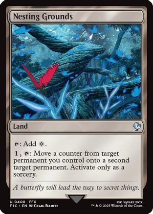 Image of Nesting Grounds (Surge Foil) (FIC-408) - Commander: FINAL FANTASY Foil
