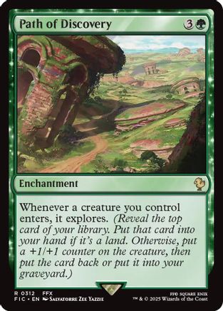 Image of Path of Discovery (Surge Foil) (FIC-312) - Commander: FINAL FANTASY Foil