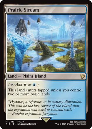 Image of Prairie Stream (Surge Foil) (FIC-413) - Commander: FINAL FANTASY Foil