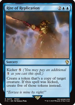 Image of Rite of Replication (Surge Foil) (FIC-270) - Commander: FINAL FANTASY Foil